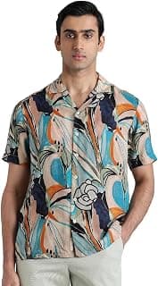MUFTI Multicolor Botanical Camp Shirt