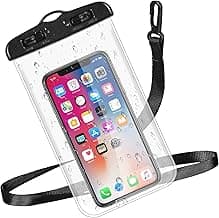 iTronix Waterproof Mobile Pouch Cover for All Mobiles, Cellphone Dry Bag Compatible for iPhone, Samsung, Mi, Redmi, Oppo, VIVO, All Other Smartphones up to 6.5 inches (Black)