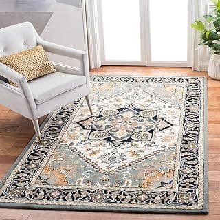 Hand Tufted New Zeland Wool Area Rug 3x5 Feet, Luxury Carpet for Living Room & Bedroom