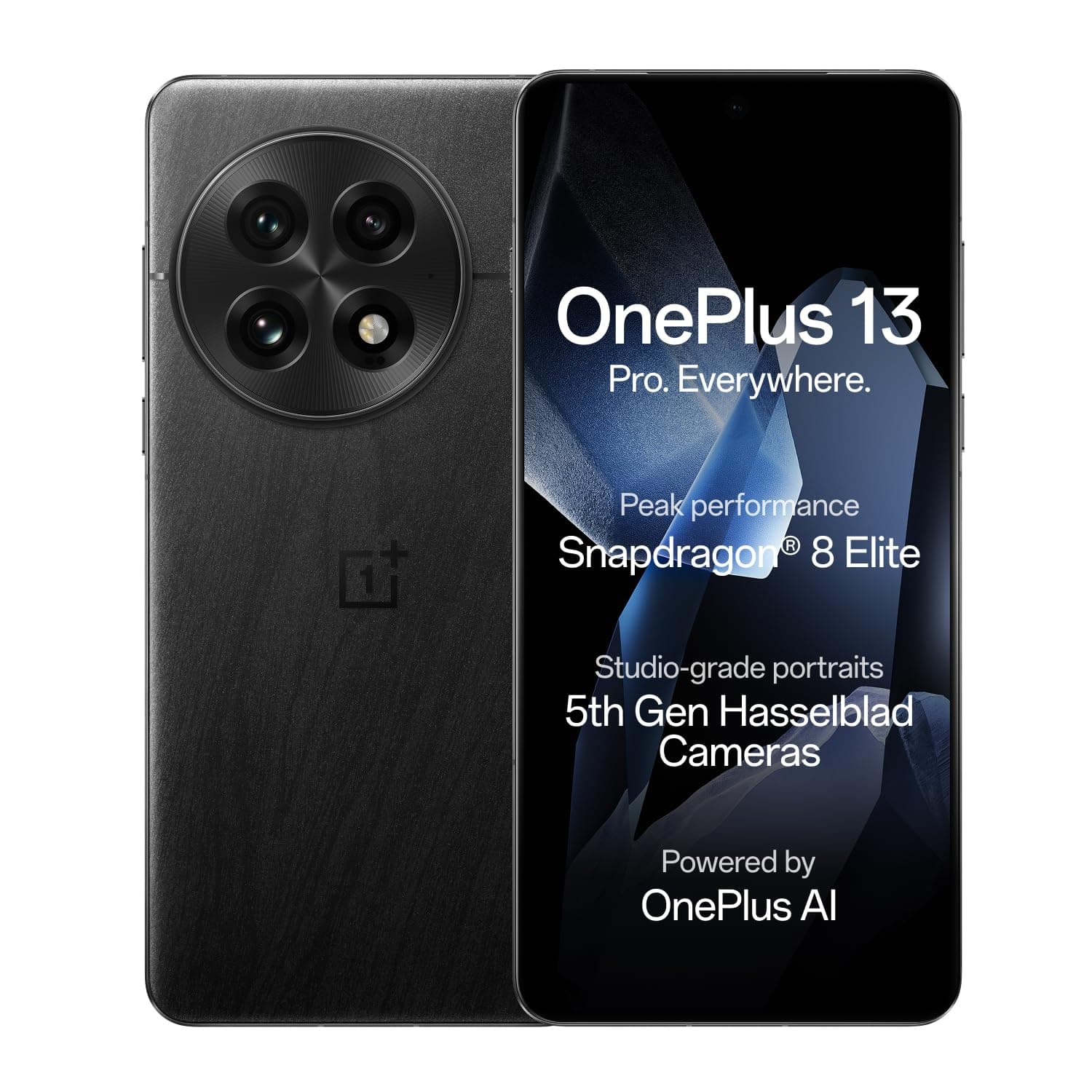 OnePlus 13 | Smarter with OnePlus AI | Lifetime Display Warranty |12GB RAM 256GB Storage Black Eclipse | Official Smartphone for BGMS 2025
