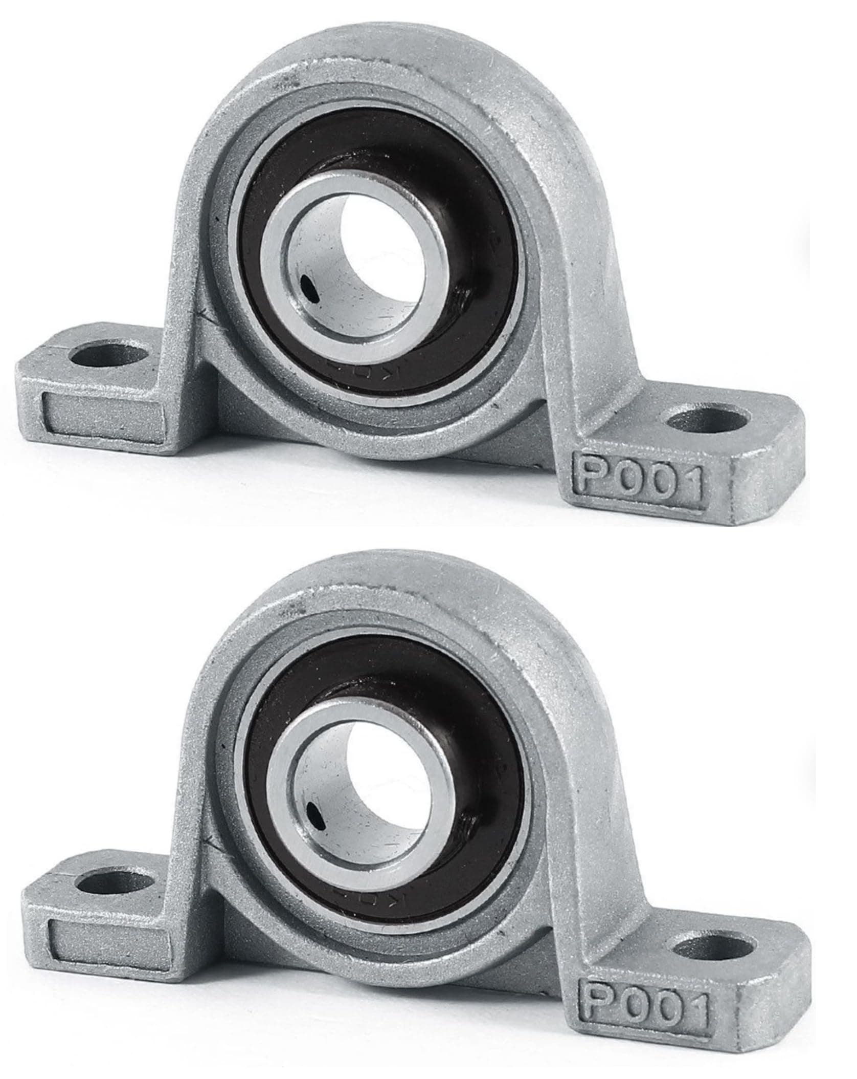 SHOKITECH 12mm Bore Inner Ball Mounted Pillow Block Insert Bearing KP001(Pack of 2)
