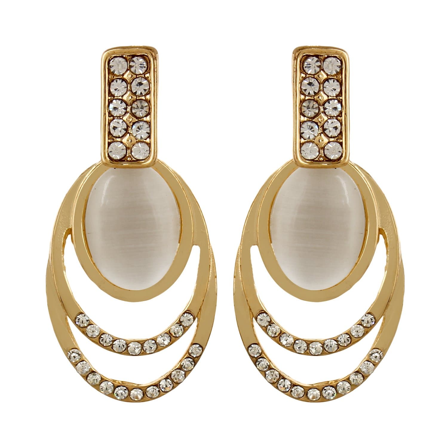 YouBella Jewellery Gold Plated Earrings for Girls and Women
