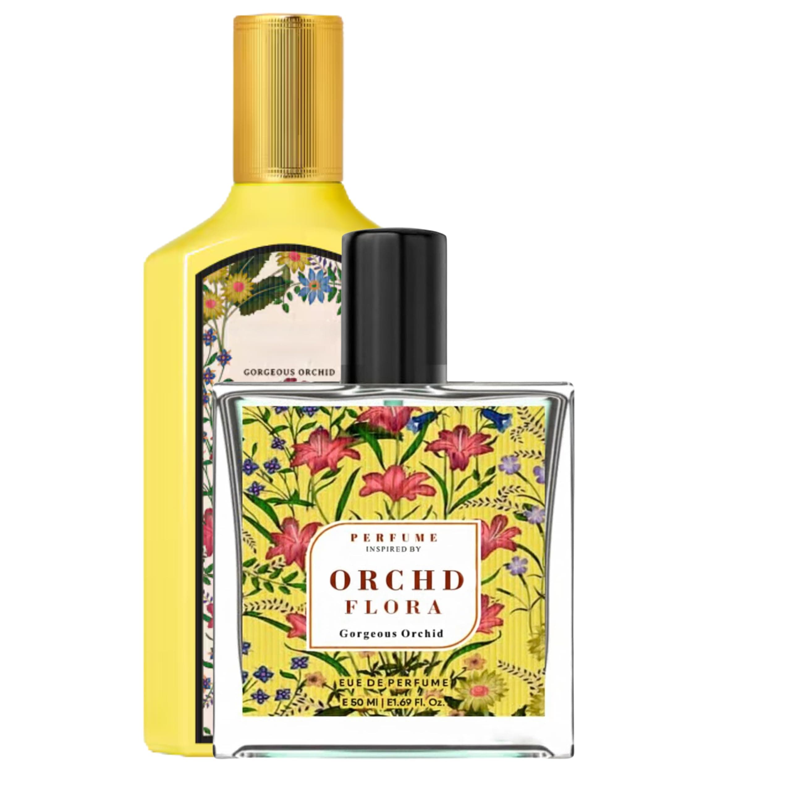 IDITRI EXPORT Orchid Flora Eau De Parfum 50ml | Inspired by Gorgeous Orchid | Long Lasting Floral Fragrance Spray | Sweet Fresh Scent | Unisex | For Men & Women (50ML, ORCHID FLORA)