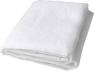 MAKHANCHOR Men's Linen Unstitched Shirt Piece (White, Free Size)