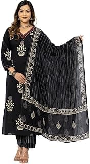 rytras Women Straight Kurta with Palazzos and Dupatta