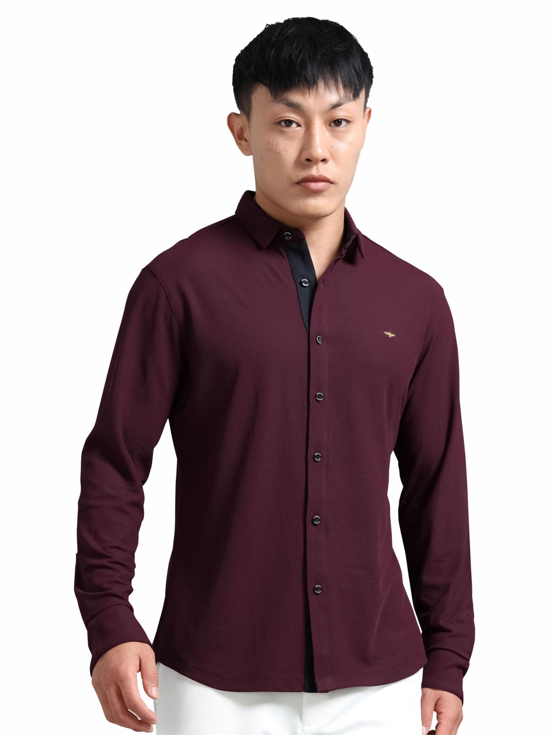 STELLERS Men's Premium Full Sleeve Shirt | Feather Touch Feel| Regular Fit| Odour Resistant| Anti-Static| Wrinkle Free| Quick Dry | Stretchable| Lightweight| Sweat-Proof