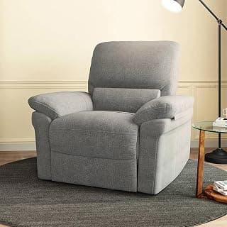 Urban Ladder Bernice One Seater Recliner in Dolphin Grey Colour
