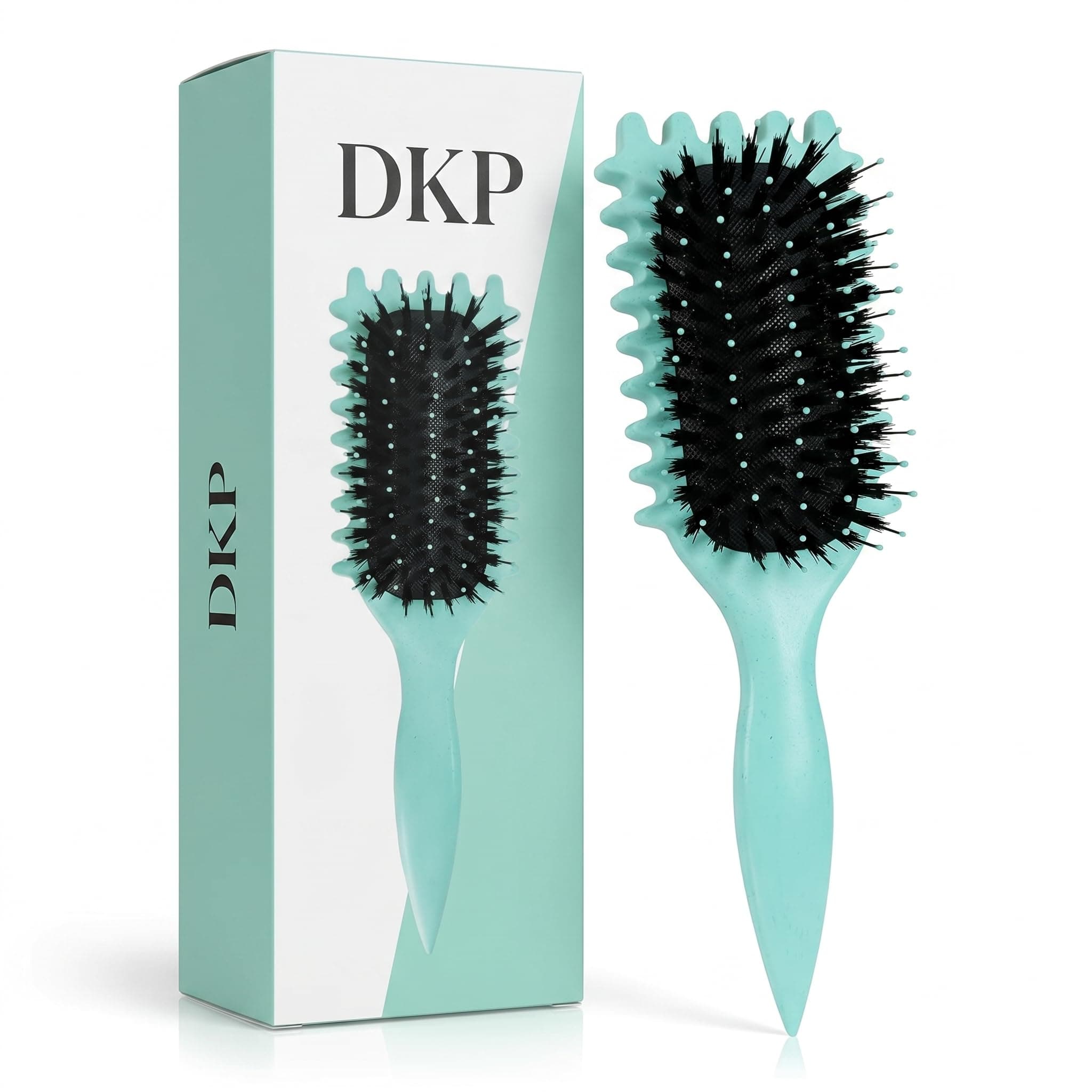 (PACK OF 1) - Curly Hair Comb, Curl Defining Comb, Bristle Hair Brush Styling Brush, Curly Hair Comb, Curl Detangler Hair Brush, Shaping & Defining Curls For Women