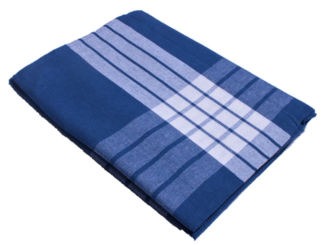 THARUNSHA ELITE 100% Cotton Hospital Bedsheet & Blanket, Single Size 60x90 Inch, Blue, Home & Hotel Use, Set of 1