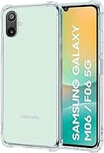 CEDO Samsung Galaxy M06 / F06 (5G) Bumper Case | Soft Jel Flexible Thin Full Protection Shock Proof Clear TPU Back Case Cover for Samsung Galaxy M06 / F06 (5G) (Transparent)