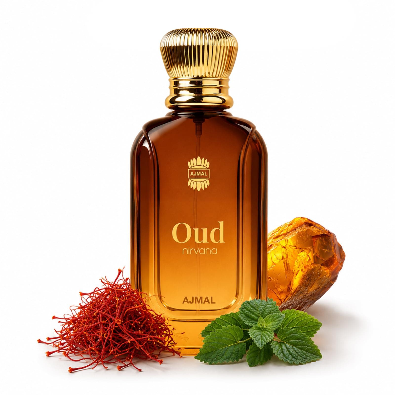 Ajmal | Oud Nirvana | Unisex Eau De Parfum | Premium Perfume | Scent Spray | Long Lasting Perfume for Men & Women | Woody Oud, Smoky & Amber | Gift for Men & Women (50 ML)