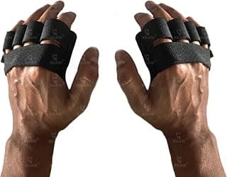XSAW Weightlifting Workout Crossfit Fitness Neoprene Gloves | Callus-Guard Gym Barehand Grips Accessories | Support Cross-Training for Men & Women, Black