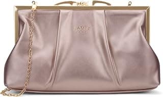 Lavie Luxe Women's Pleato 2-Compartment Frame Cross Body Sling Bag | Ladies Purse Handbag | Gift for Women