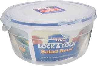 Lock&Lock Nestables Round Salad Bowl, 1.4 litres, Semitransparent