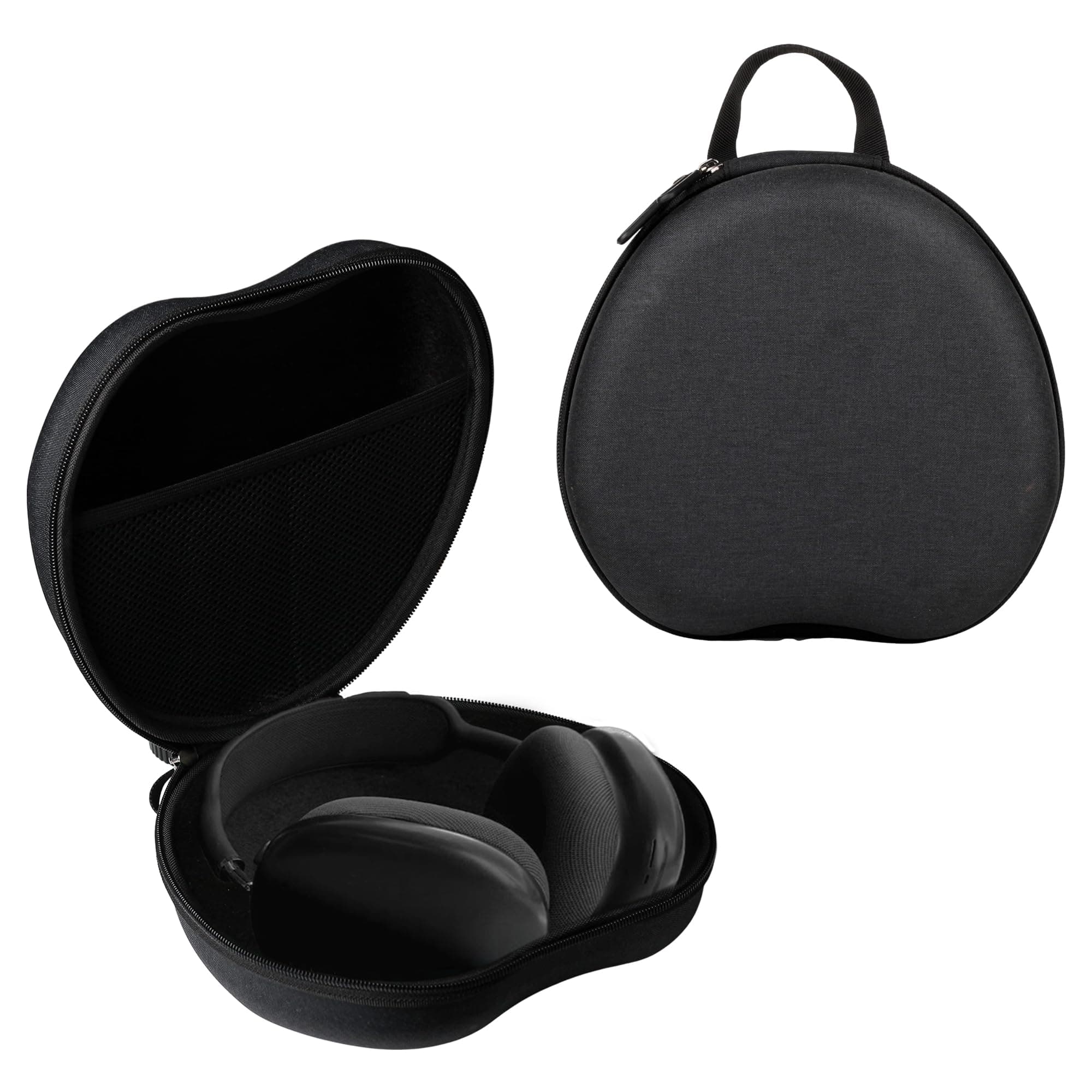 GadgetBite Headphone Carrying EVA Case Earpads Storage Bag Headphone Pouch Portable Anti-Pressure Compatible with AirPods Max (Black)