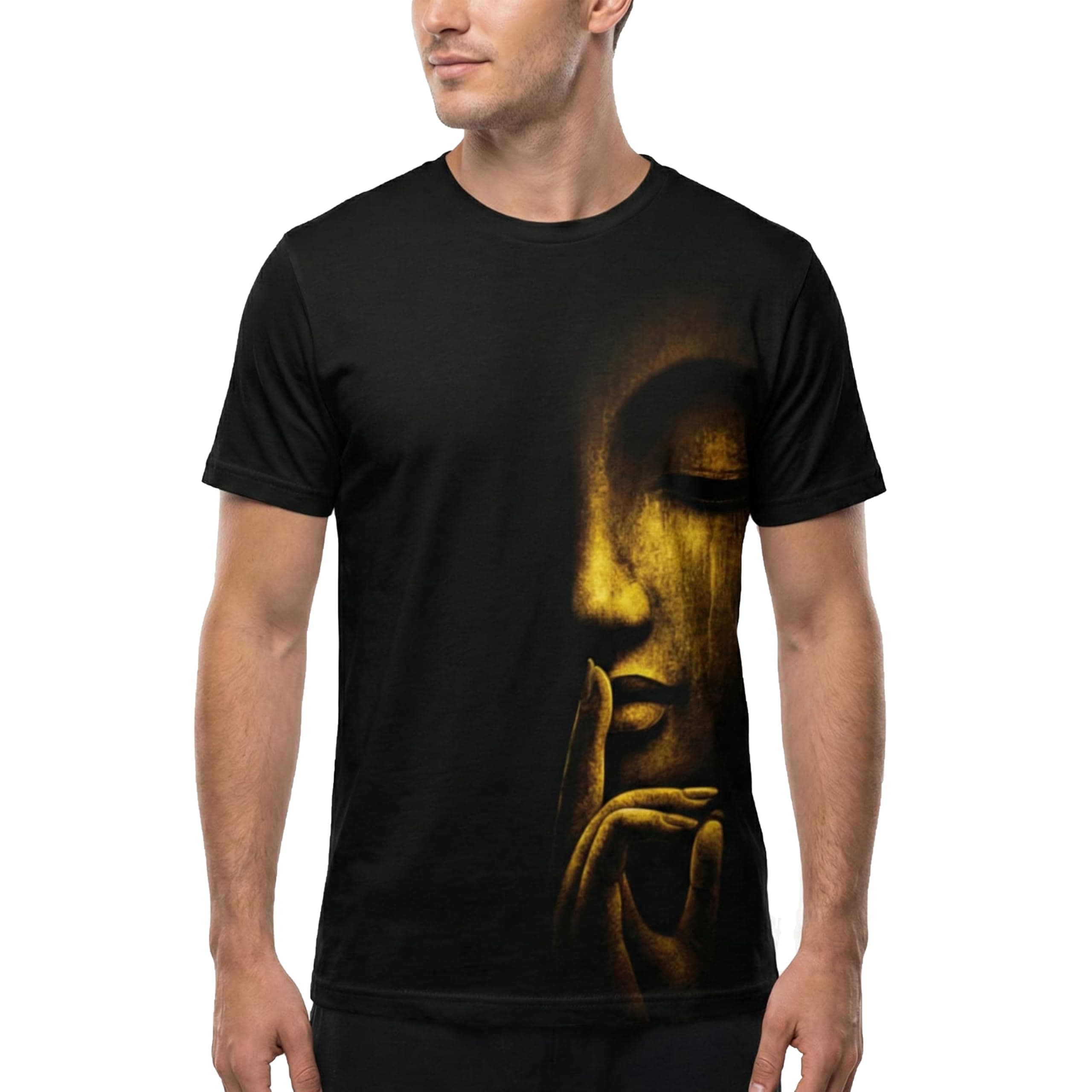 Oblique HUES Men's Premium Wear Graphic Round Neck T-Shirt | Half Sleeves - Regular Fit