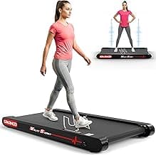 Sparnod Fitness WalkyShaky Walking Pad Treadmill for Home Use Foldable Compact 2.5 HP DC Motor Running Machine with Vibration Modes Mini Walkpad 120kg Capacity Cardio Equipment Under Desk Fitness