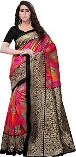 Satrani Women's Art Silk Saree With Blouse Piece (800ST39_Multi_One Size_Multicolour)