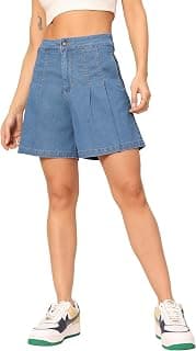 Dolce Crudo Above Knee Denim Shorts for Women