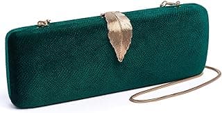 INOVERA (LABEL) Clutch Bags for Women, Girls - Ladies Stylish Evening Party Hand Clutches - Wedding Bridal Purse - Crossbody Sling Bag with Chain Strap