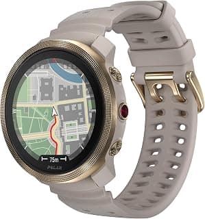 Polar Vantage M3 Lightweight Multi-Sport Smartwatch with ECG Heart-Rate Monitor | Dual GPS | AMOLED Display | Training Load, Sleep & Recovery Tracking | 7D Battery,Water Resistant - 50M | Greige Gold
