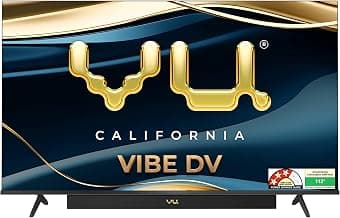 Vu 108cm (43 inches) Vibe Series 4K QLED Smart Google TV 43VIBE-DV