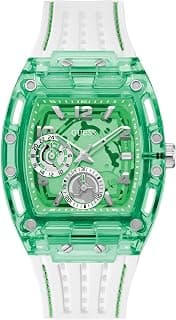 GUESS Watches Guess Analog Green Dial Men's Watch-GW0499G10