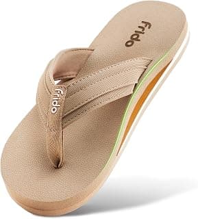 Frido Cloud Comfort Arch Support Slippers for Women & Men | Orthopedic Soft Home Chappal - Unisex Slipper| House Slipper with Anti-Skid Sole for Home Use & Casual (UK-9), Soft Peach