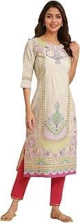 W for Woman Women's Cotton Relaxed Fit Casual Kurta