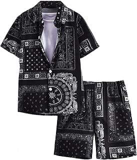 DHRUVI TRENDZ Rayon Co-Ord Set for Men | Men's Cord Set | Night Suit for Men | T-Shirt and Shorts Set for Men | Night Dress for Men | Pyjama Set for Men