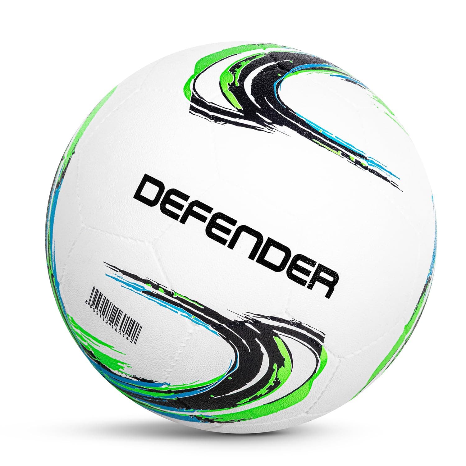 Vector X Defender Rubber Moulded Soccer Futsal Ball – Durable Training Match Ball for Practice | Ideal for Turf, Hard Ground & Grassy Field | Nylon Wounded Butyl Bladder, Football - Size 5