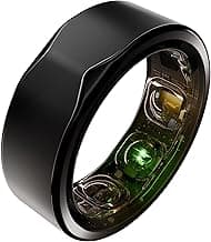 Boat Valour Ring 1, Buy Sizing Kit First (Sizes 7-12), 40+ Active Modes, 24 * 7 Sleep Tracker, Titanium Built, 15 Days Battery, 5ATM, Scratch Resistant, Smart Ring for Men & Women (10, Carbon Black)