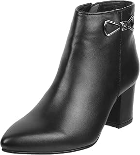 Metro Women's Faux Leather Fashionable Trendy Ankle Boots