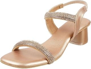Metro Women Synthetic Leather Fashion Block Heel Sandal
