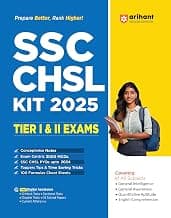 Arihant SSC CHSL Kit 2025 | Tier I and II Exams | Complete Guide with 3000+ MCQs, Previous Year Questions, Concept Notes, Formula Sheets & Expert Tips | Preparation Book for SSC CHSL Exam | English Medium