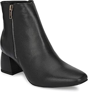 EL PASO Leather Formal High Heel Chelsea Boots for Women