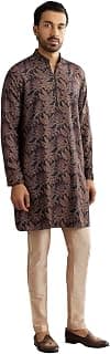 KALKI Pashmina Silk Kurta Set with Vine Prints
