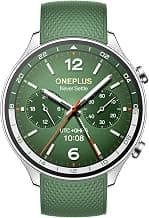 OnePlus Watch 2R with Wear OS 4 by Google,Snapdragon W5 Chipset,Upto 100hrs Battery Life,1.43’’ AMOLED Display,100+ Sports Mode,Dual Frequency GPS,5 ATM,IP68 & BT Calling [Forest Green]