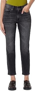Levi's Women's High Rise 724 Slim Straight Fit Black Jeans