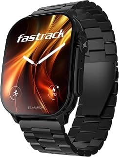 Fastrack Astor FS2 Pro Smart Watch, 1.96” AMOLED Display, 410 * 502 Pixel Resolution, SingleSync BT Calling, AI Voice Assistant, 100+ Sports Modes & Smartwatch Faces, Upto 5 Day Battery, IP68