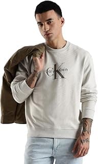Calvin Klein Jeans Logo Relaxed Fit Cotton Sweatshirt