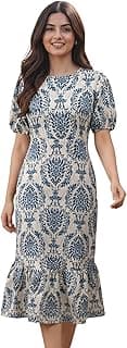 Leriya Fashion Dress for Women | Western One Piece Dress for Women Short & Long | Short Sleeve Casual Summer Dresses for Beach & Stylish Party Outifits Knee-Length