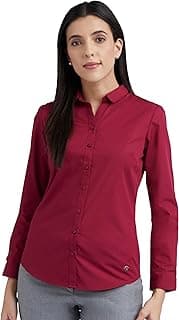Allen Solly Women's Casual Shirt | Regular Fit | Soft Breathable Fabric | Office & Everyday Wear