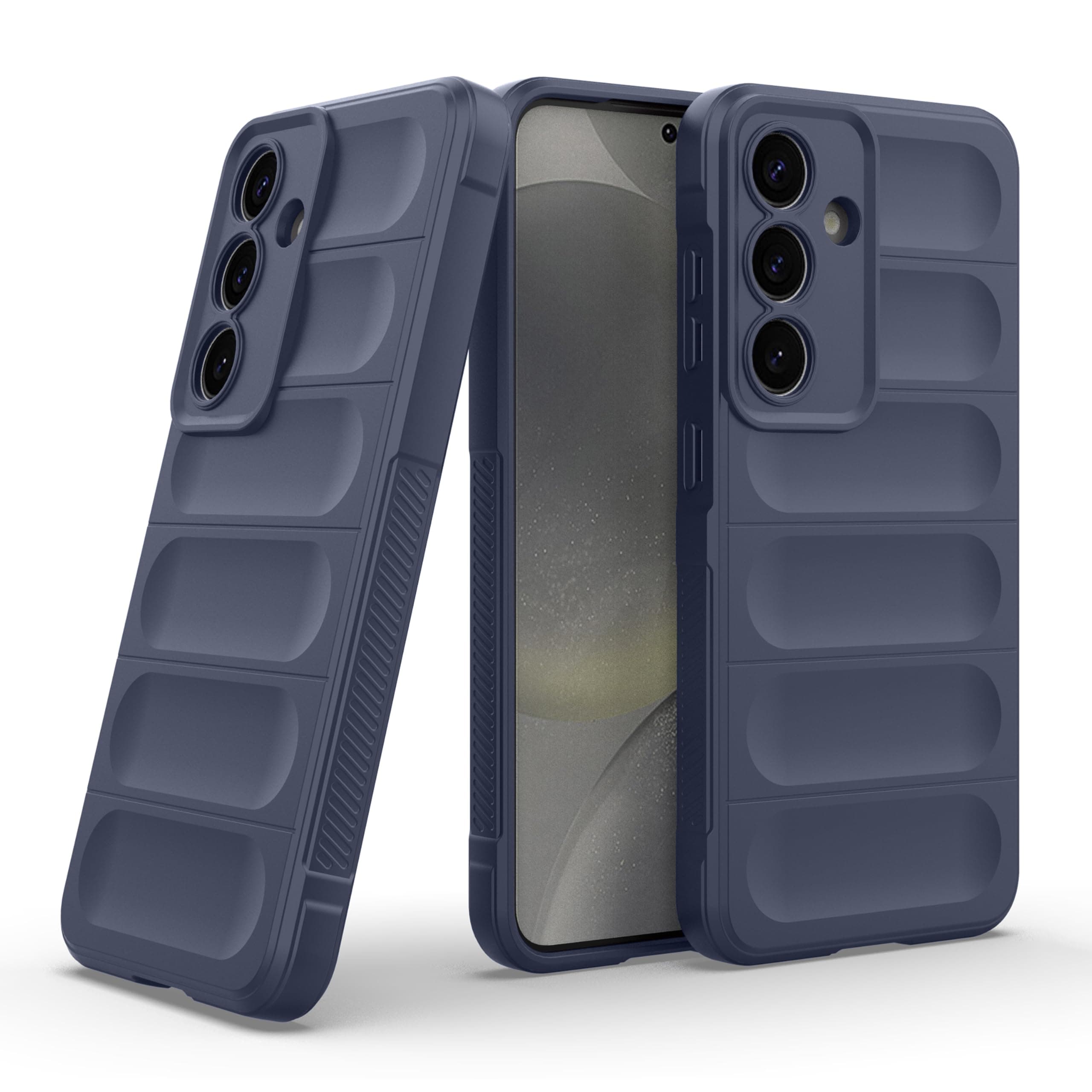 Amazon Basics Back Case Cover for Samsung Galaxy S25 Plus 5G | Compatible for Samsung Galaxy S25 Plus 5G Back Cover | Liquid Silicon Case for Samsung Galaxy S25 Plus 5G with Camera Protection|Sapphire