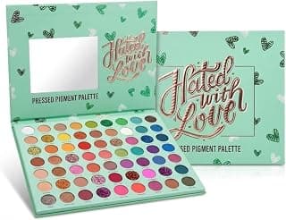 Beauty 63-Color Hated with Love Eyeshadow Palette Kit with Mirror: Glitter, Versatile,Swiss Style Makeup for Women (Shade-01)