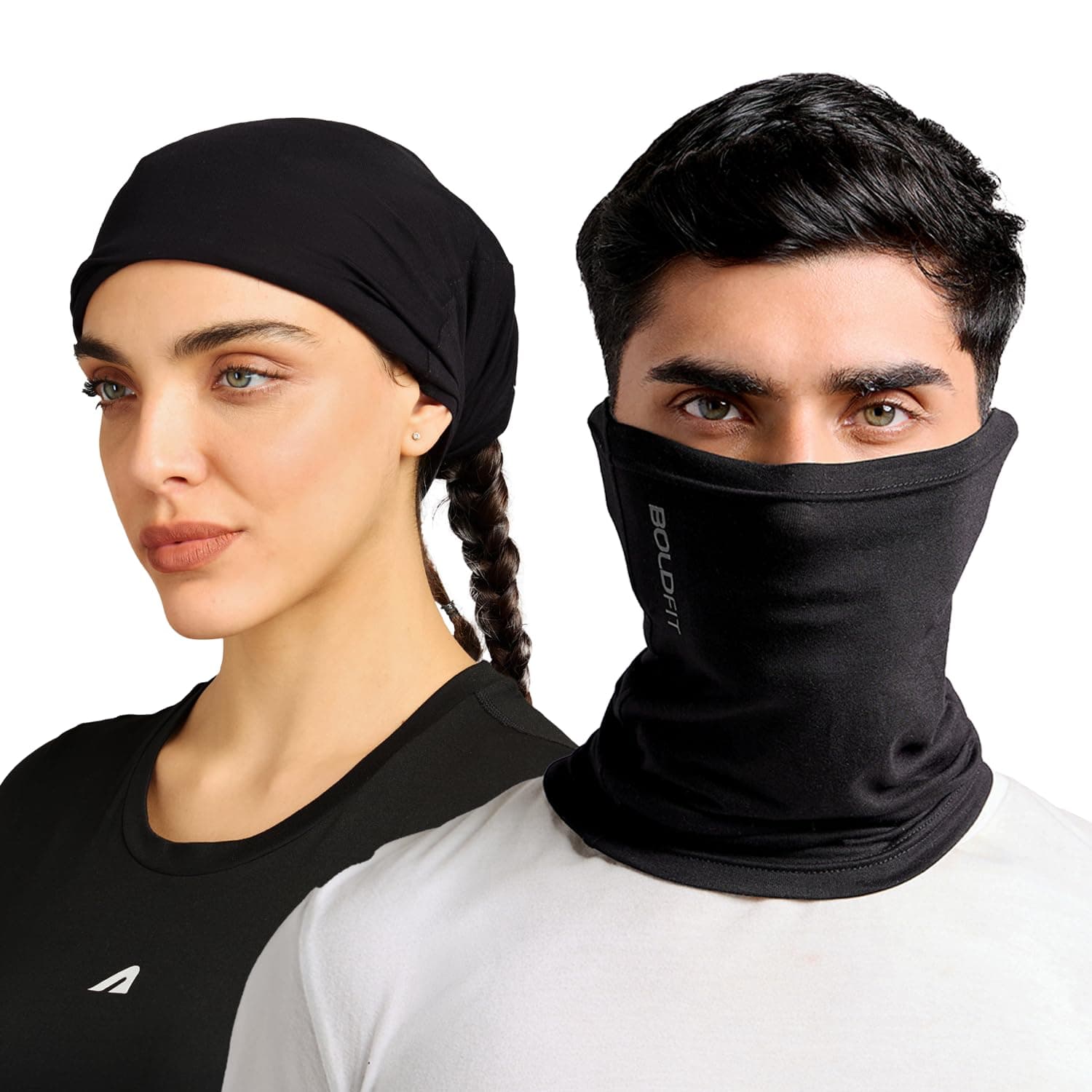 Boldfit Bamboo Bandana for Men & Women, UV Protection Face Cover, Eco-Friendly, Breathable & Stretchable Headwrap,Multi-Functional Headband, Soft Neck Scarf for Biking, Gym, Yoga & Outdoor Use