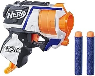 Nerf MicroShots N-Strike Elite Strongarm, Includes blaster and 2 darts, For Kids Ages 8 years Old and Up (Multicolour)
