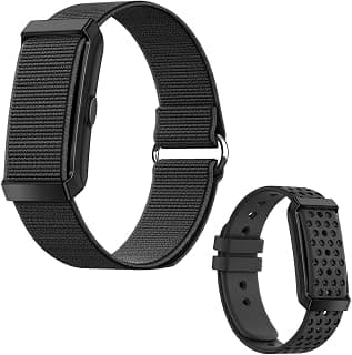 pTron Reflect ACE Smart Fitness Band w/ 45 Days Battery Life, 112 Sports Modes, Heart Rate, SpO2, Stress, Sleep Tracking, HRV, Smart Notifications, 1-Key Measurement, Nylon & Silicon Straps (Black)