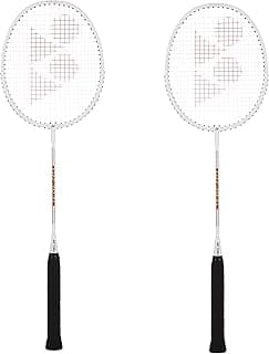 YONEX GR 303i Aluminium Strung Badminton Racket with Full Racket Cover (White) | for Beginners | 83 Grams | High Durability