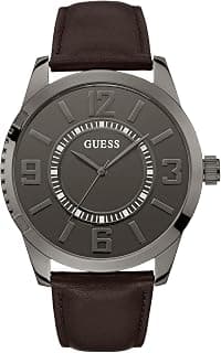 GUESS Round 47mm Gunmetal Dial Analog Men Watch - U1408G3M